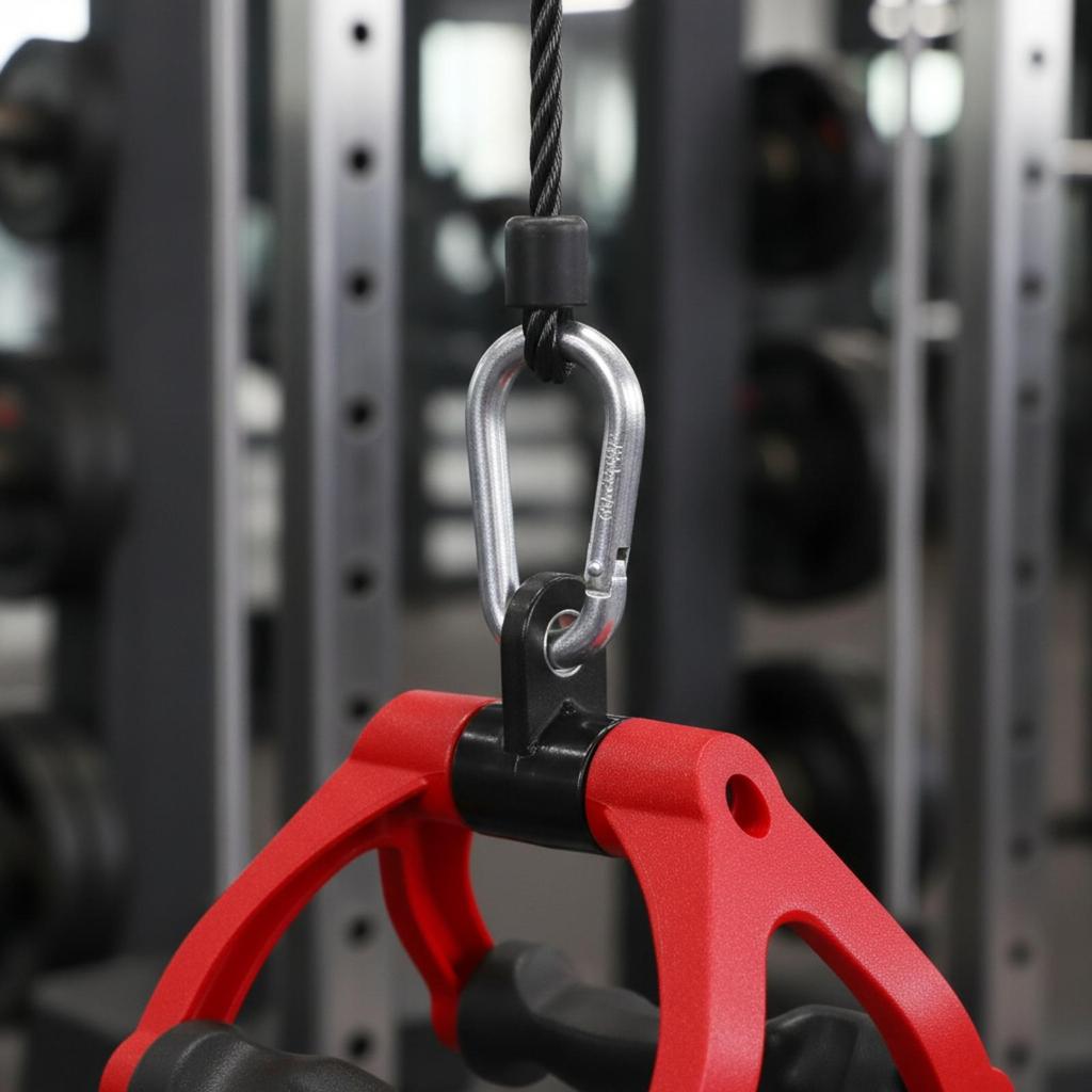 Heavy-Duty V-Shaped Cable Handle Ergonomic V-Bar Attachment Lat Pull