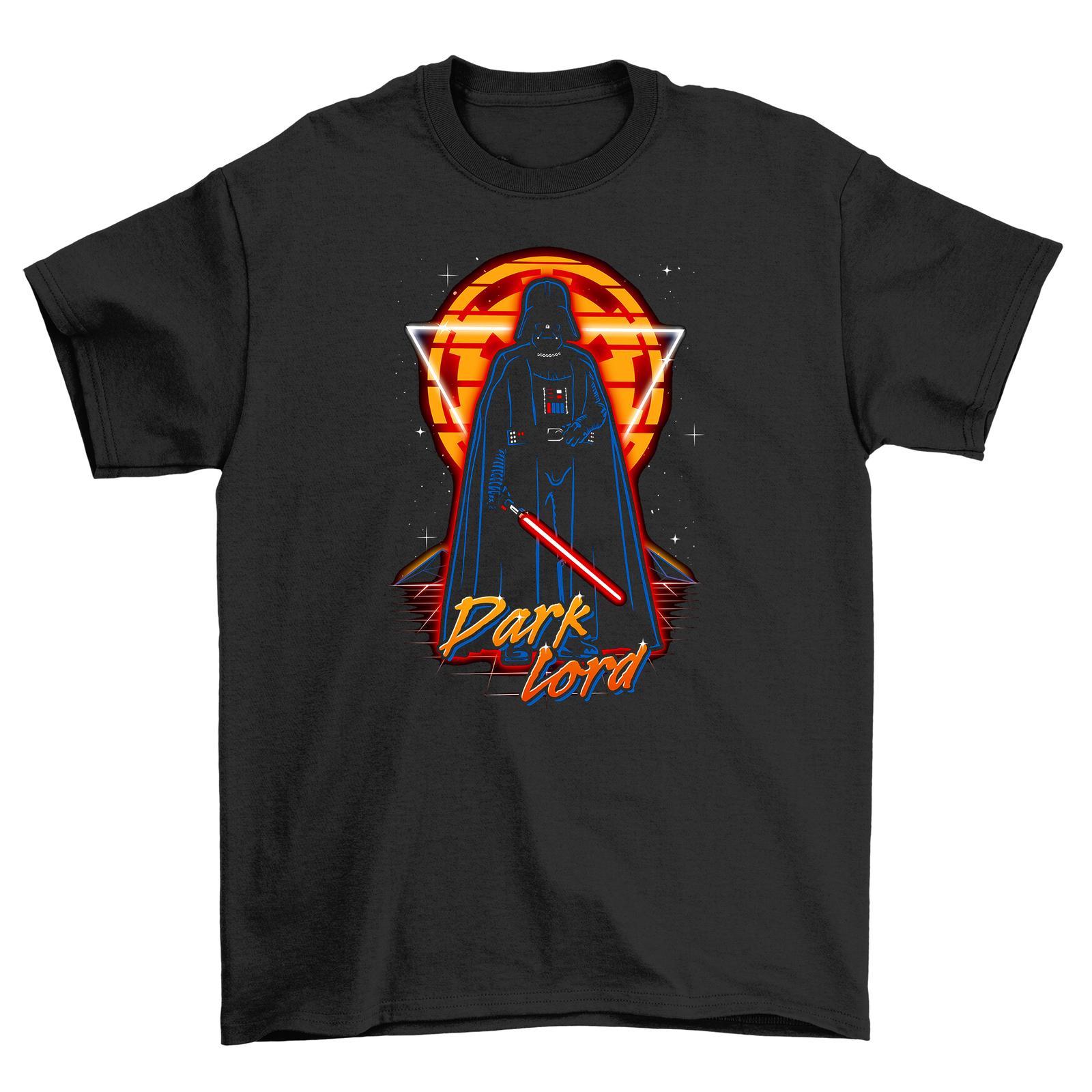 Retro Dark Lord Funny T-Shirt Mens Womens Tees Top - Join the Dark Side with Darth Vader! Unisex Desi 2XL