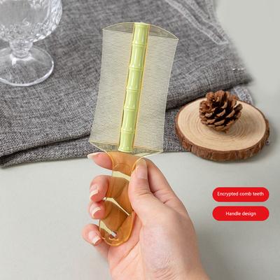 Plastik Bit Tarağı Çift Taraflı Süper Sık Dişli Kepek Giderme Saç Derisi Temizleme Saç Derisi Masaj Tarağı Pire Giderme Saç Aletleri