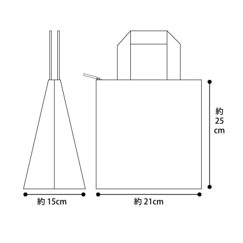 MARY QUANT Insulated Lunch Bag (Black/Zippered) for School, Cooler, and Bento (Vertical/With Pocket) 192101-0005-02