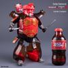 Transforming Internet Celebrity Cola Robot Mecha Toy for Kids