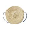 Chloe Marcie Verstellbarer Riemen Handgewebt Rattan Und Kalbsleder Umhängetasche Damen taschen Blau CHC23-SS736I32-484