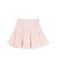 High School Disco Logo Shirred Tiered Skirt Pink