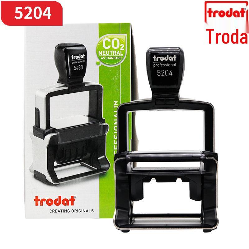 Trodat Heavy-Duty Self-Inking Stamp with Metal Frame and Automatic Ink Release