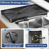 Dish Drying Rack for Kitchen Counter - Large Dish Rack with Drainboard, Rustproof Dish Drainer with Utensil Holder for Sink
