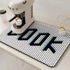 Large Coffee Machine Mat Absorbent Kitchen Dish Drying Mats Dry Drain Pad Tableware Non-slip Draining Placemat Home Decoration