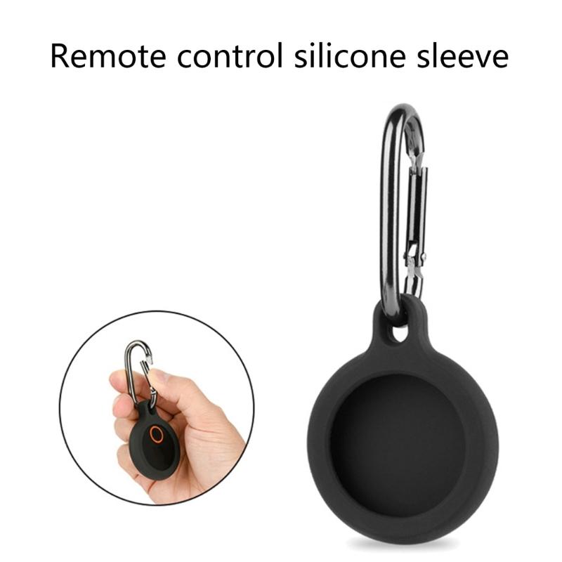 Protective Silicone Sleeve For Remote Speakers Remote Cover with Carabiner AntiSlip Grip, Shock Absorbents Protector