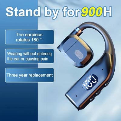 Wireless Bluetooth 5.4 Headphones With LED Display Earphones With Mic Handsfree Noise Canceling Headset For Driving Audifonos