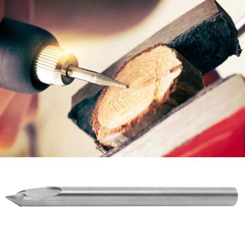 Drill Point Cutter 3.175mm Engraving Milling Cutter Woodworking Tool Hardware 3.175x60°X0.2x40L