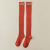 Japanese Style Women Stockings College Style School Girls Long Socks Stockings Cotton Knitting Solid Color Thigh High Stockings