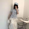 Ruffle Sailor Hat Dome Navy Cap Retro JK Bow Beret  Travel