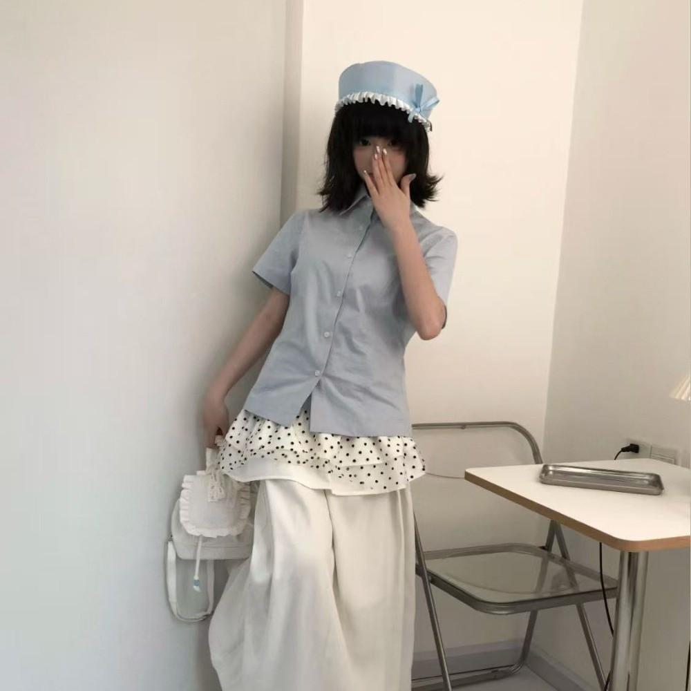 Ruffle Sailor Hat Dome Navy Cap Retro JK Bow Beret  Travel