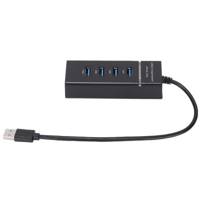 USB-Port-Erweiterung 4-Port USB3.0 Datenübertragung 5 Gbit/s Schnelle Geschwindigkeit Ultraslim Stabil USB-Hub