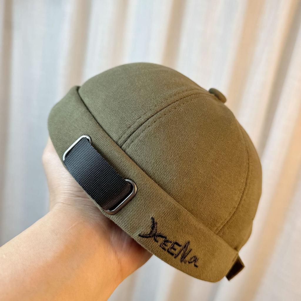 Personalisierte randlose Kurzschnitt-Schiffermütze Neue Retro Hip Hop Hooligan Yuppie-Mütze für Frauen