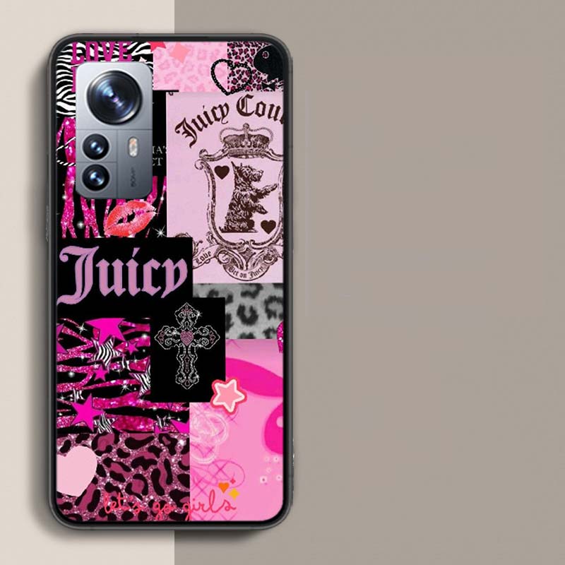 

Чехол для телефона J-Juicy Couture для Redmi Note 13 Pro Plus 14 Pro+ 12S 12 11S 11T 11E 11 10S 10 9S 9 Xiaomi Capa TPU Redmi Note 14 5G
