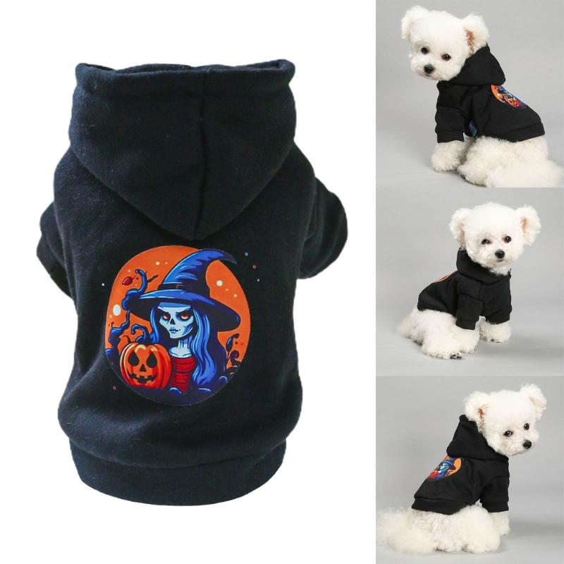 Cat Halloween Costume Hooded Shirt Dog Clothes Photo Props Costume Pet Sweater