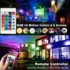RGB Led Floodlight 10/20/30/50/100W RGB Flood Light Outdoor Wall Washer Lamp Reflector IP66 Waterproof Garden Lighting 220V