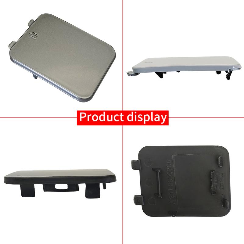 For Mercedes W211 Car Rear Bumper Tow Hook Cover Cap Black For Benz E Class E230 E260 E300 E320 E400 2003-2008 2118800305