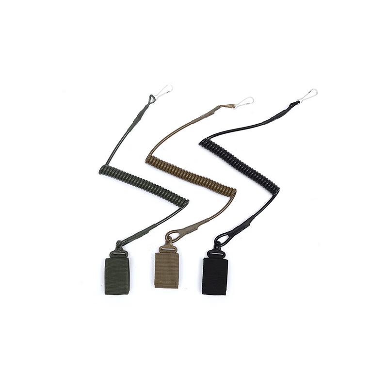 Mling Tactical Anti-loss Spring Lanyard