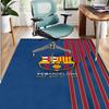 football club FC Pattern Rug, Indoor/Outdoor Mat, for Picnic, Gameroom, Bedroom, Office, Living Room, Home Decor Carpet, Birthday Gift