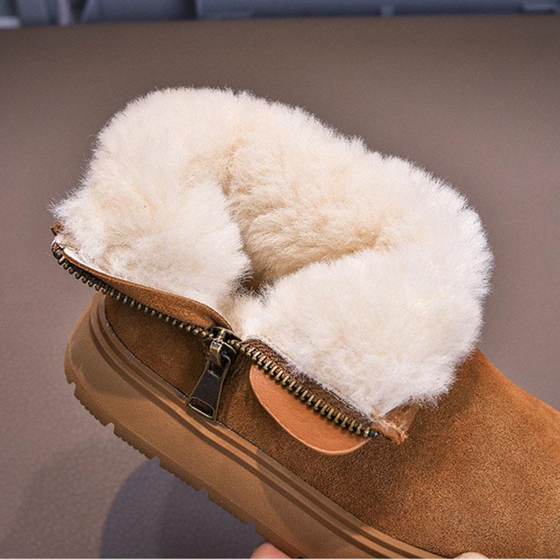 Semišové Platformové Dámské Kotníkové Boty na Ploché Podrážce Módní Ležérní Boty Žena 2025 Trend Zimní Designérské Chůze Pohodlné Teplé Sněhové Boty Dámské