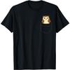 Cute Owl In The Pocket T-Shirt