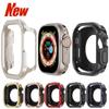 2 In 1 Case for Apple Watch Series 11/10/9/8/7/SE/6/5/4 Ultra 46 42 45 40 44 49mm TPU+ PC Shockproof Protector Bumper for Iwatch