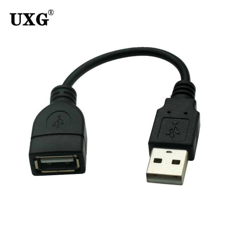 10CM USB 2.0 Extension Short Cable Cord For Smart TV PS4 Speed Data Extension Charge Cables Male To Female Wire 0.5m 1.5m 3m 5m 0.1m