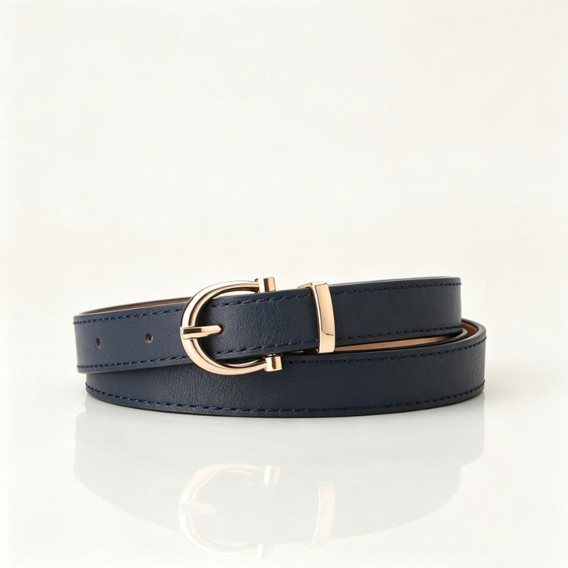 Women S Fashion Pu Leather Belt For Jeans Suits