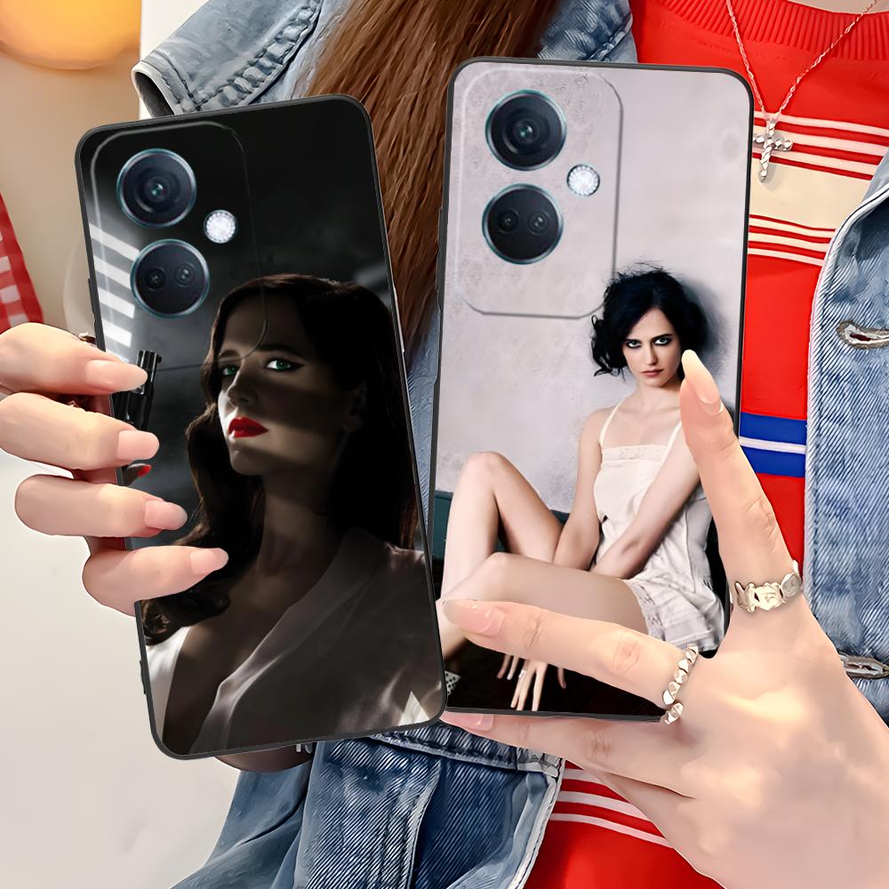 Eva Green Matte TPU Mobile Phone Case for OPPO Reno 14 13 12 11 10 9 8 7 6 5 F T Pro 5G Colorful Printing Cover