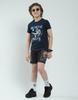 Monte Carlo Boys Printed Round Neck T-Shirt Navy Blue 5-6 Years