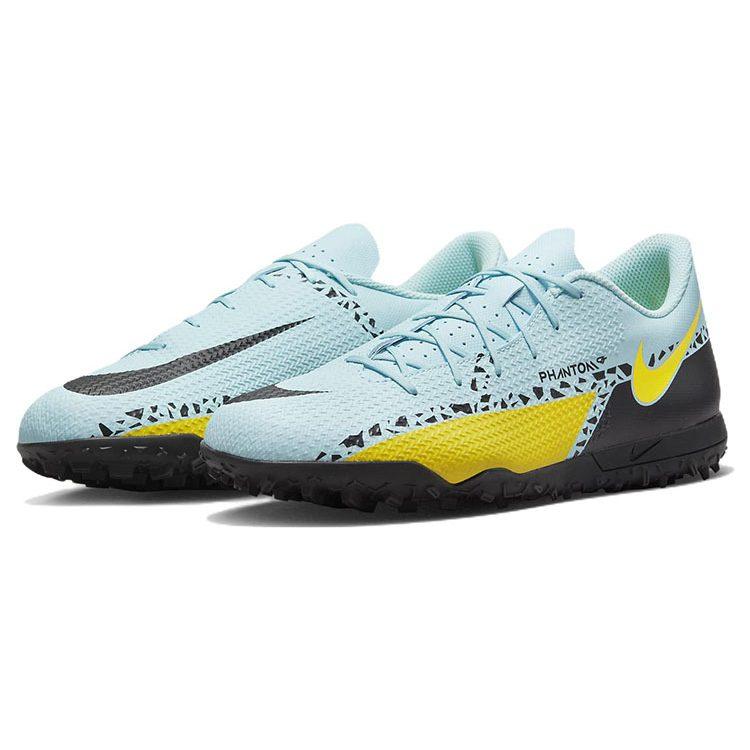 Nike Phantom GT TF Turf Synthetic Leather Cushioning Slip Resistant Abrasion Resistant Coverage Soccer Shoes Men's DC0821-407