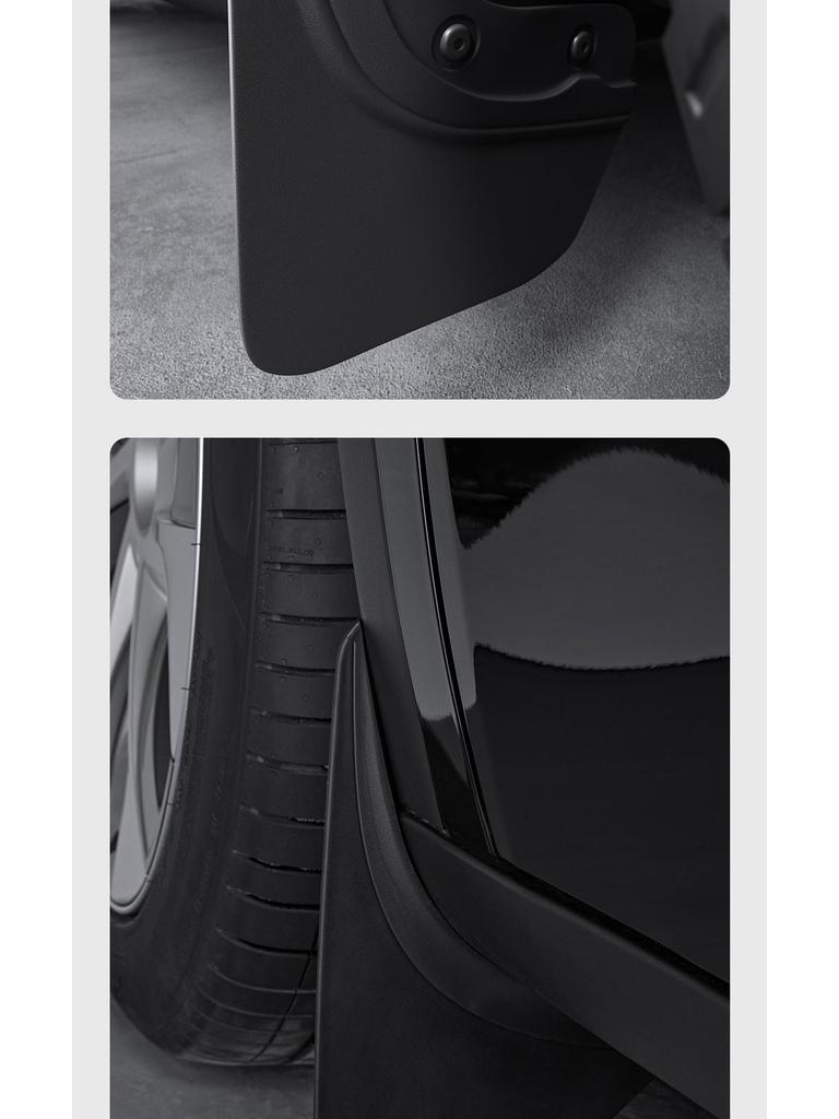 Tesla Model 3/Y Front & Rear Mudguards - No Drilling, Tire Protection