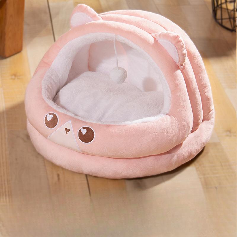 Köpek Yuvası ve Kedi Yuvası Rahat Sonbahar ve Kış Sevimli Yurt Sıcak ve Kalınlaştırılmış Evcil Hayvan Yuvası Evcil Hayvan Yuvası Çizilmez