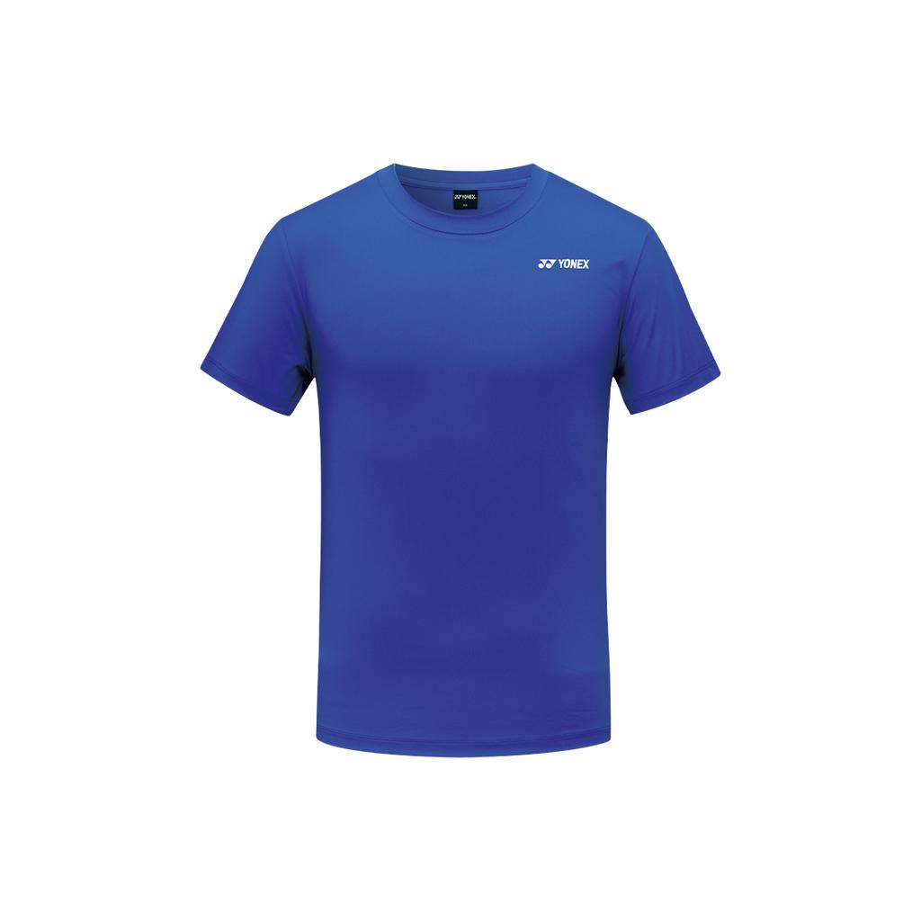 YONEX 259Tr007M Blue/Teal Blue Men'S Basic Logo Design Short Sleeve T-Shirt
