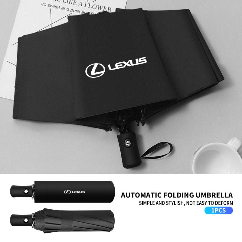 GEFF2 Portable Auto Emblem Business Umbrella For Lexus F-SPORT ES RX NX LS UX LM LX GX LC RZ IS CT GS RC HS SC TX L Accessories