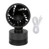 Desk Fan with Suction Cup 6 Speeds Quiet Type C Wall Mounted Small Vacuum Suction Fan with Digital Display for Home Car