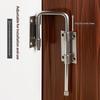 Anti-Theft 90 Degree Gate Latch Lock Stainless Steel Durable Safety Door Latch for Balcony Fence Home Security