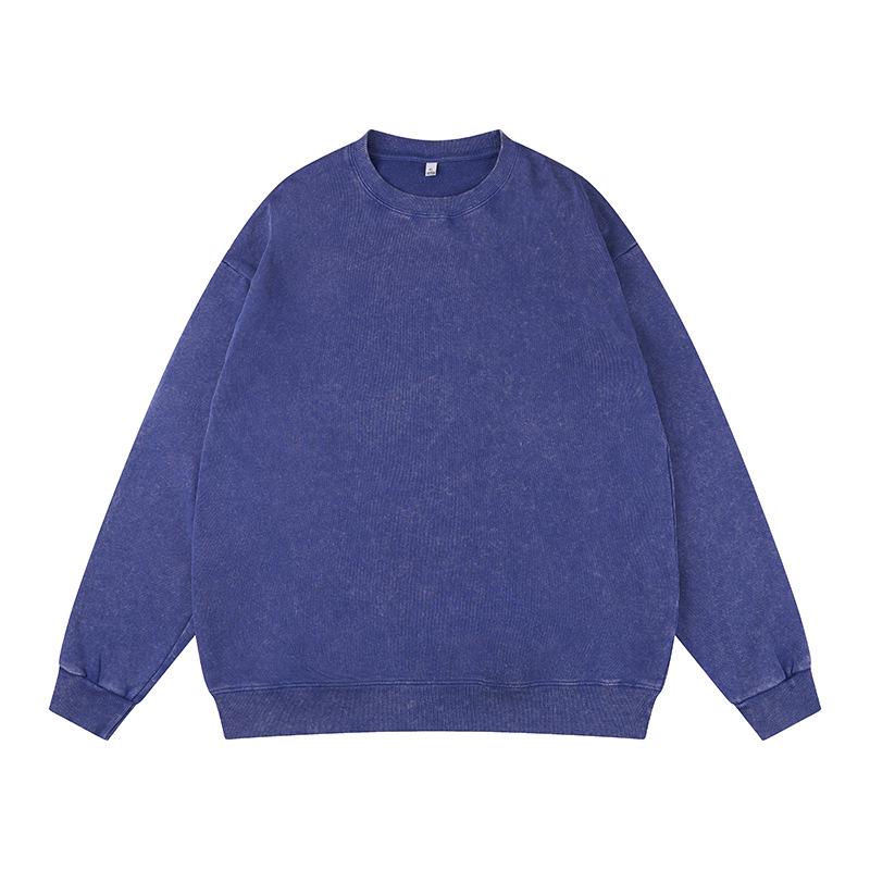 Men s Heavyweight Washed Cotton Hoodie with Embroidered Logo S