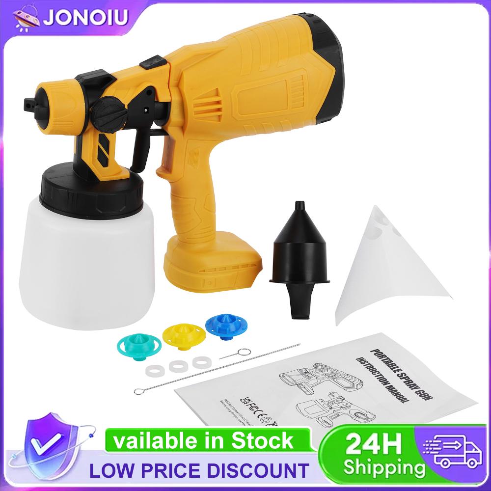 Cordless High Capacity Paint Sprayer for Makita 18V Battery (Not Include Battery) 3 Nozzles for House Painting Interior Exterior