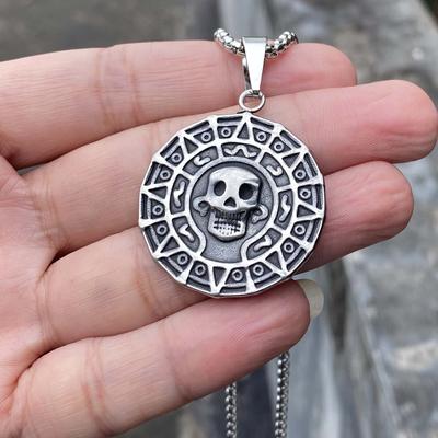 Necklace Retro Skull Trend Hip Hop Punk Pendant
