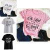 Trendige Damenmode Lockere bedruckte T-Shirts aus weicher Baumwolle für Komfort im Freien
