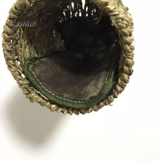 Sleepingnest Winter Warm Natural Grass Tunnel Hammock Bed with Mat for Sleeping Bird Tunnelcage