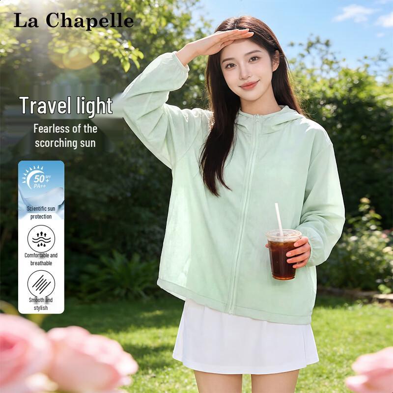 La Chapelle Women s Ice Silk Hooded UV Protection Sun Jacket 3XL