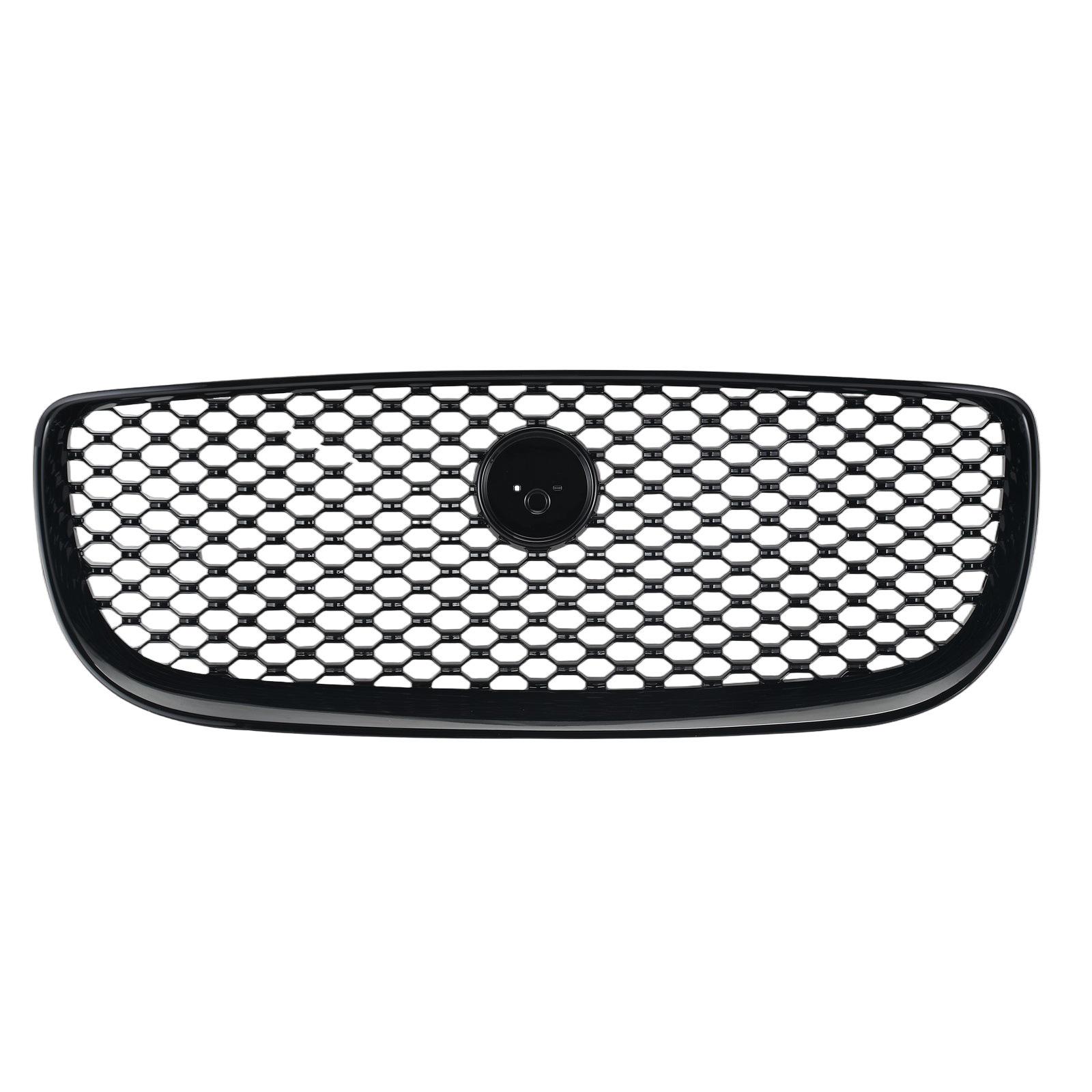Compatible Front Center Grille for Jaguar XJ (X351) 2016 - All Black Jaguar XJ 2010–2019 (X351)