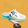Men's Thick-Soled Perforated Summer Outdoor Comfortable Fashion New Beach Slip-On Sandals for Women