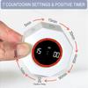 LED Screen Visual Countdown Device Gravity Sensor Multi-Hexagon Cube Timer  Kitchen Work