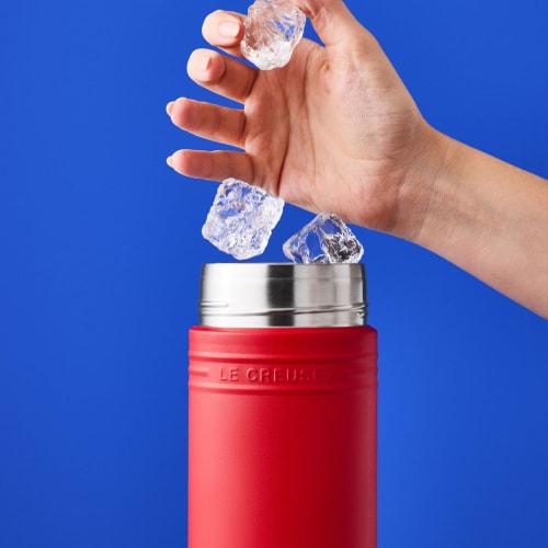 [Red Dot Design Award 2025 Winner] Le Creuset Water Bottle, Large Capacity 1000ml, Bamboo Green, Stainless Steel, Vacuum Insulated, Keeps Hot or Cold,
