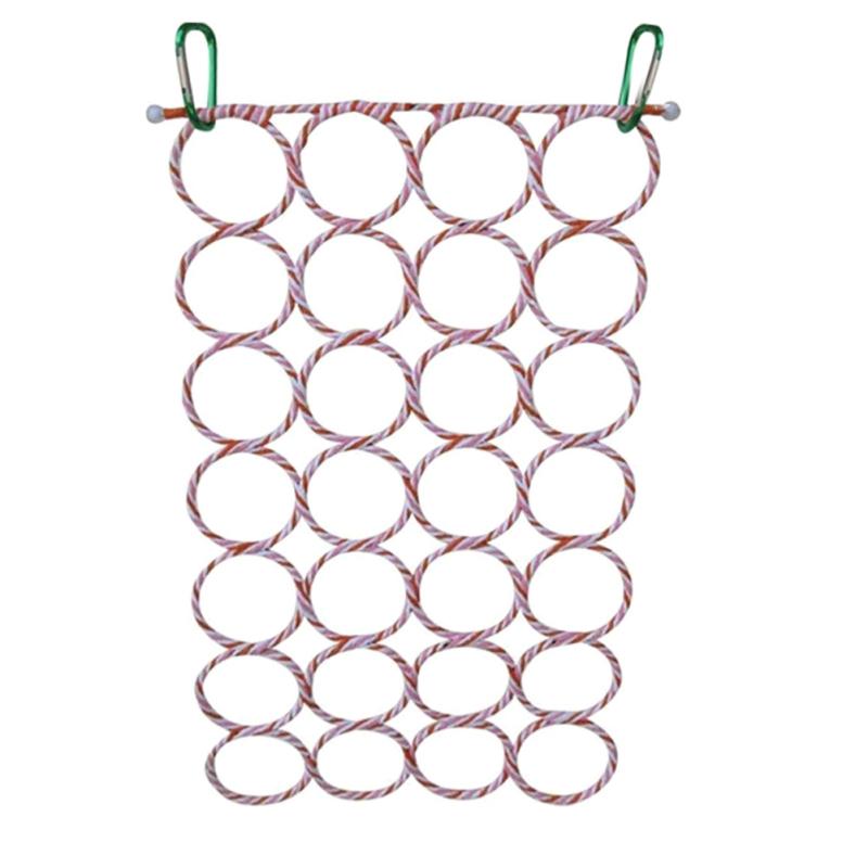 Rede de escalada de pássaros, papagaio, brinquedos de balanço com ganchos, suprimentos para pássaros, cacatuas, periquitos, pombinhos