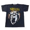 Nirvana Black T-Shirt Mens Womens Tees Top Single Stitch Vintage Regular Short Sleeve Mens